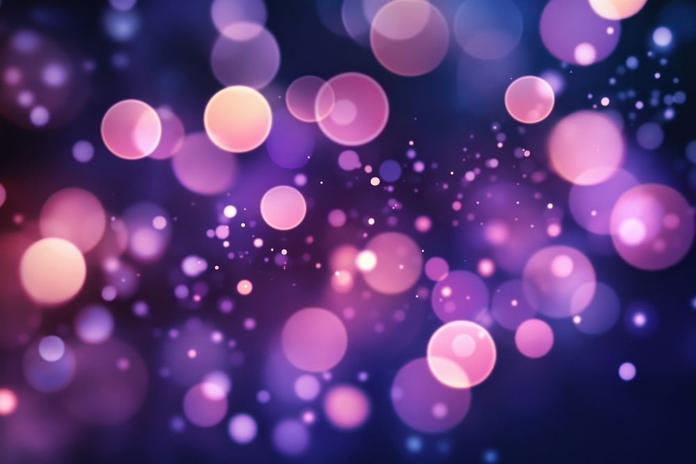 Pastel purple and pink blurred bokeh light background lights lighting graphics.