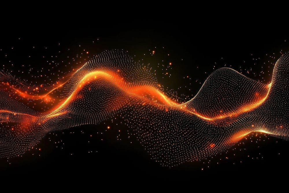 Abstract background with a wave abstract particle pattern.