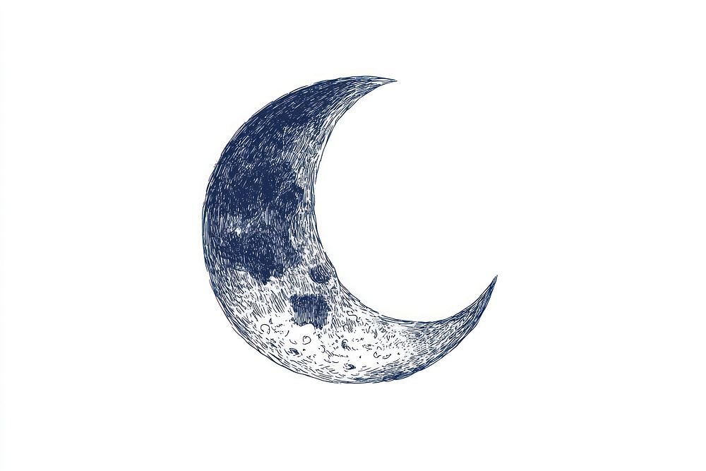 Moon illustration celestial night.