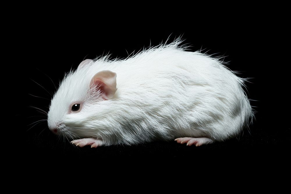 Real albino Guinea Pig background animal guinea.