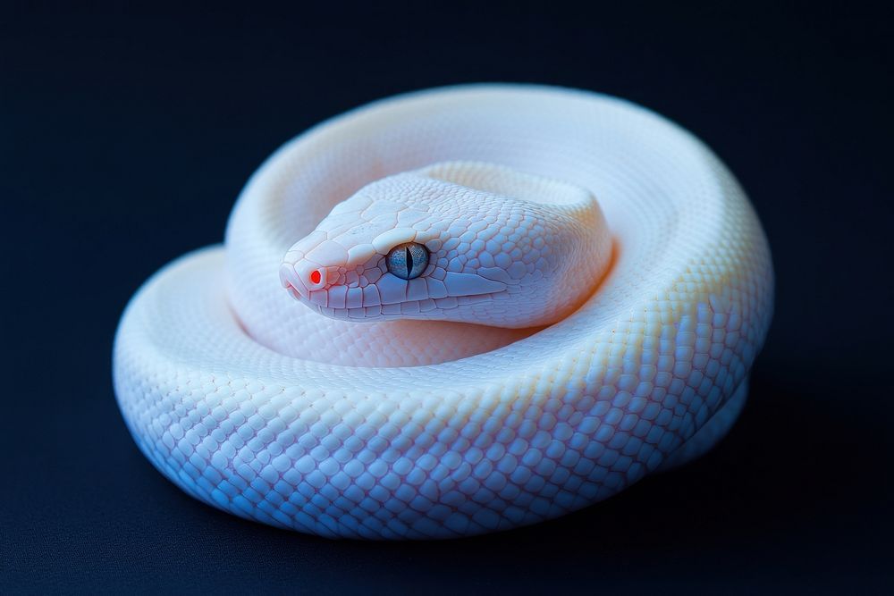 Snake reptile albino albino snake.