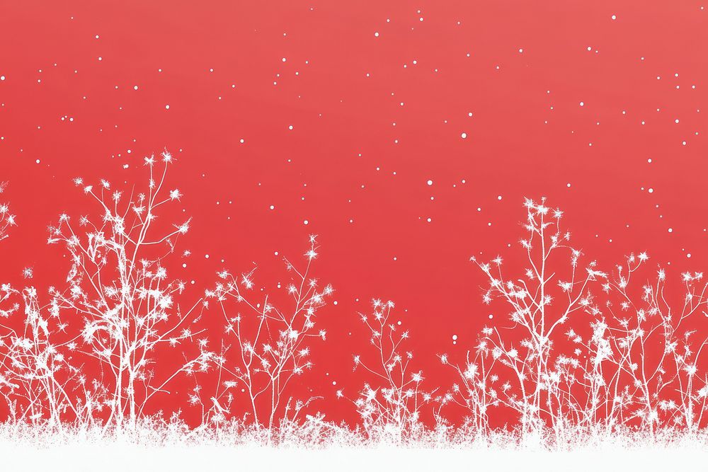 A christmas border background winter snow.