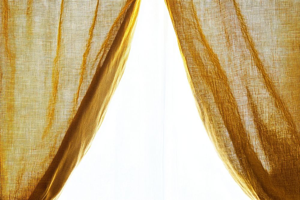 Gold curtain curtains sunlight interior.