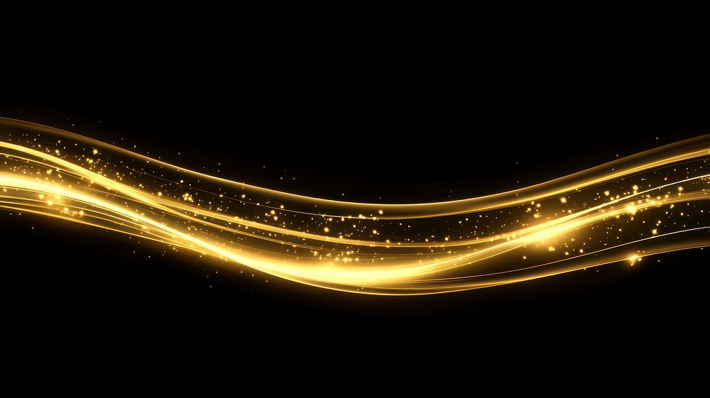 Golden light curve lines gold background golden.