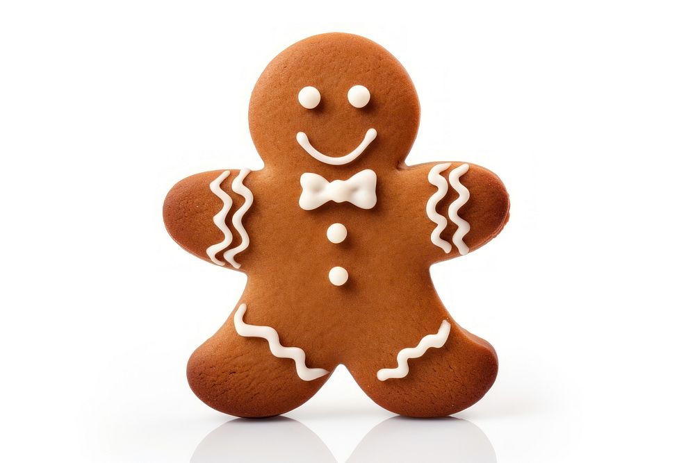 Gingerbread man dessert sweets cookie.