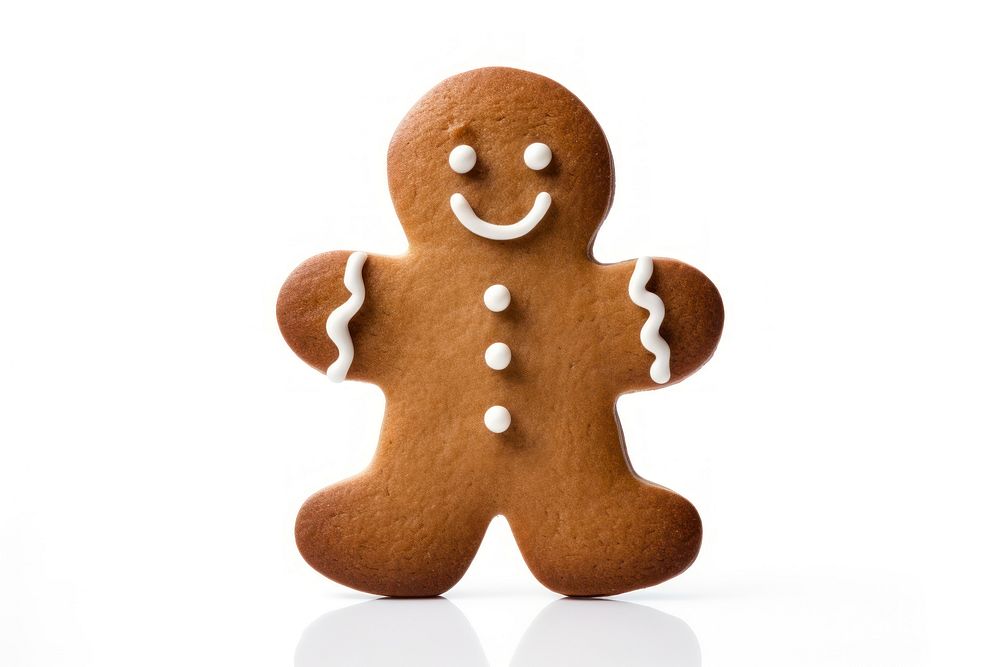 Gingerbread man sweets cookie confectionery.