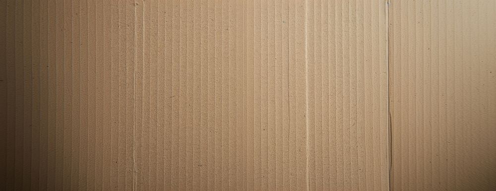 Cardboard texture background corrugated recyclable packaging.