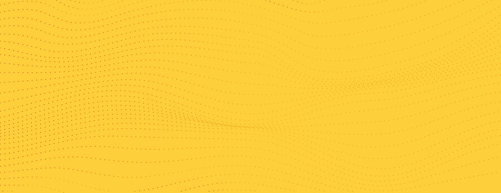 Yellow background with wavy dotted pattern. Yellow background with dynamic wavy dots. Minimalist yellow background with wavy…