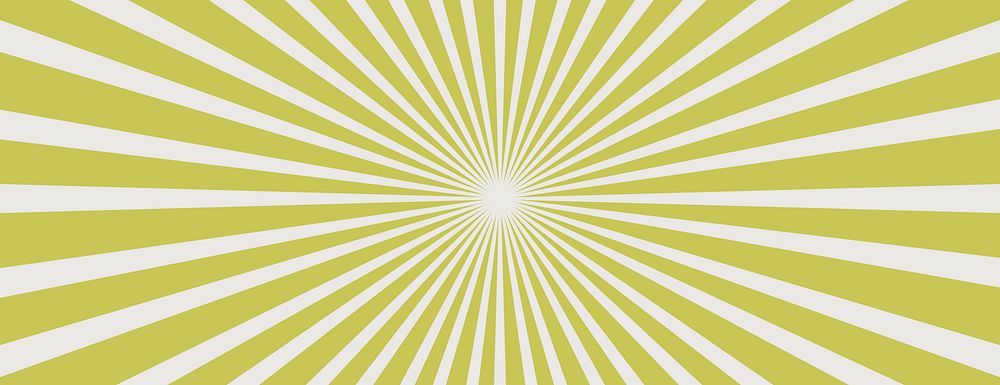 Retro yellow vector banner wallpaper background with radial stripes. Radiant yellow stripes retro banner background. Retro…