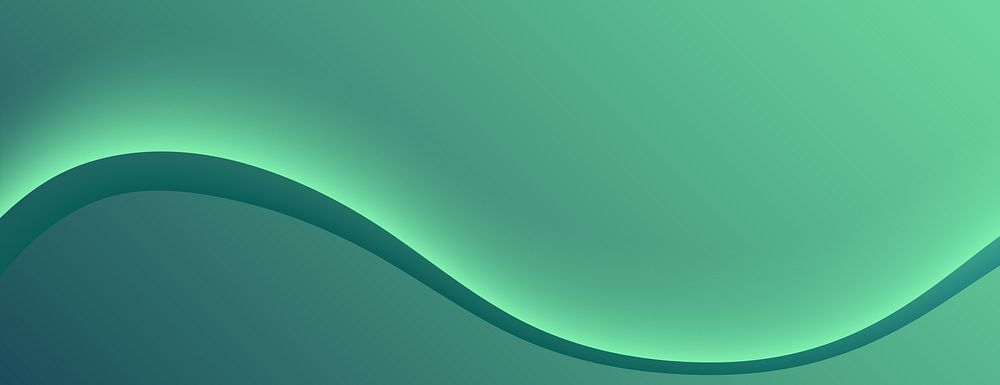 Abstract green background with smooth, flowing curves. The green background has a gradient texture, creating a serene and…