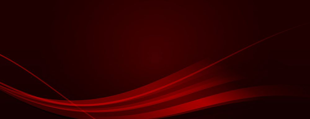 Dark red background with smooth, flowing red wave lines. The background is sleek and modern, featuring deep red tones and a…