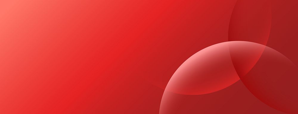 Red background with a gradient and subtle circular overlays. The background is smooth and vibrant, featuring a rich red…