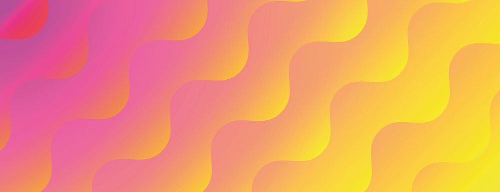 Wavy gradient background with vibrant pink and yellow colors. The background features a smooth, flowing texture with pink…