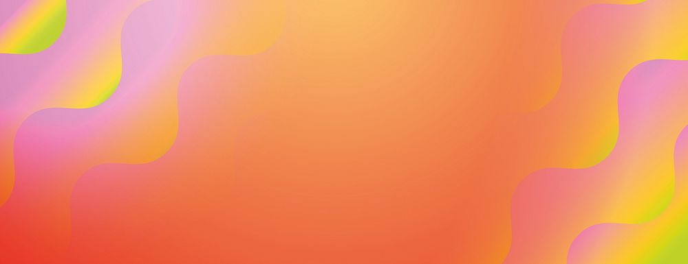 Wavy orange background with smooth gradients. The background features orange and pink hues, creating a vibrant and colorful…