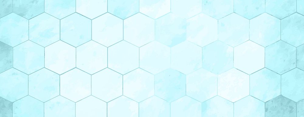 Hexagonal background with a light blue background, featuring a textured, geometric style. The background is soft and…