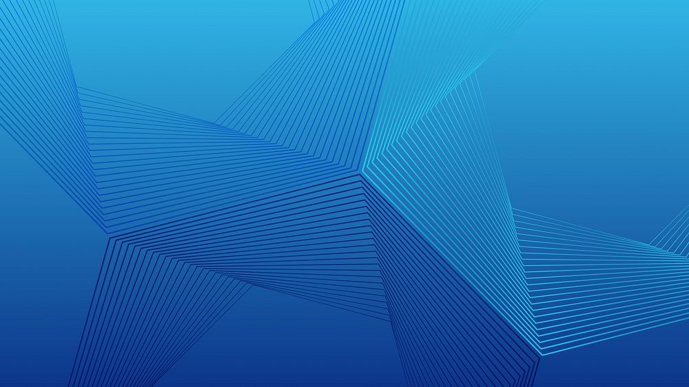 Abstract geometric blue pattern gradient desktop wallpaper