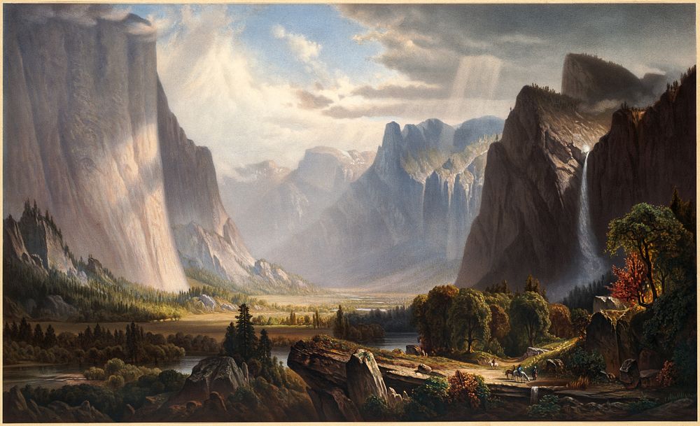 Yosemite Valley. Digitally enhanced by rawpixel.