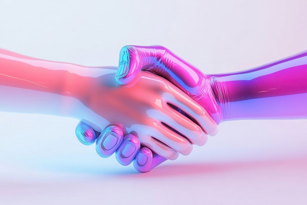 Hands shake illustration 3d illustration medication.