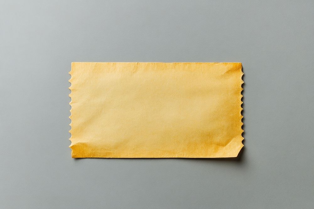 A blank golden ticket background paper gray.