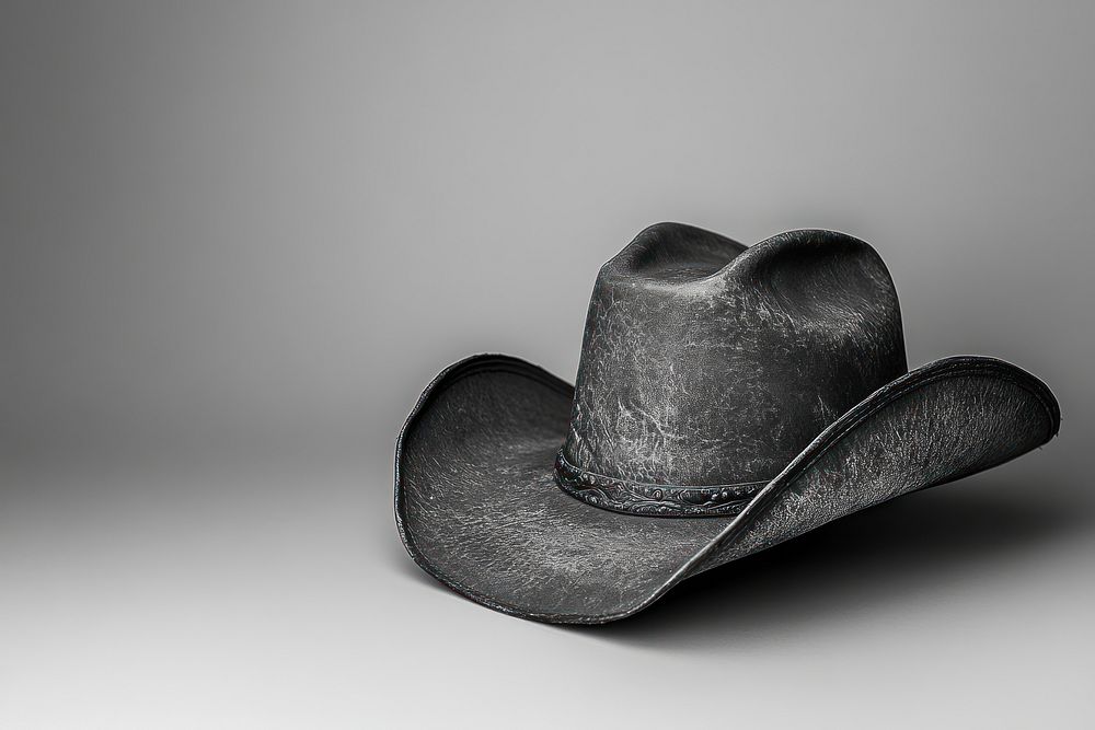 A single cowboy hat accessory clothing elegance.