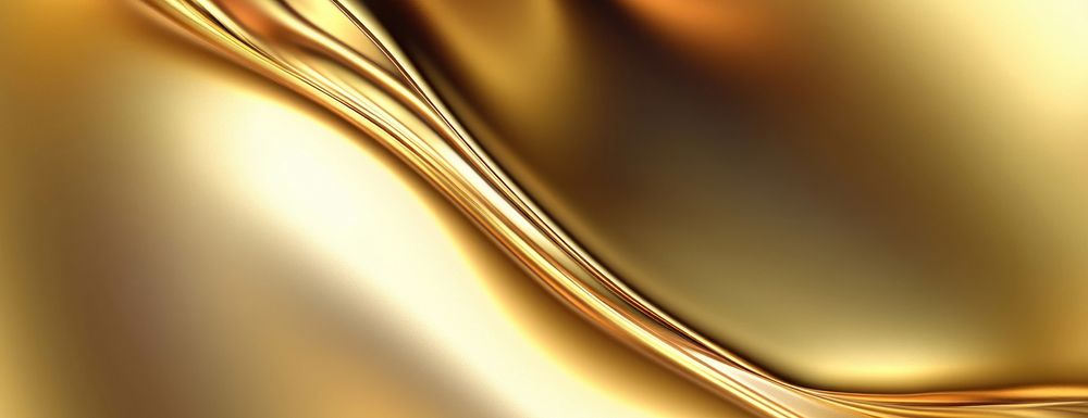 Gold steel background metallic smooth.