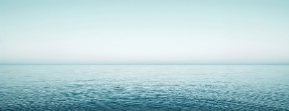 Abstract minimalist of a calm ocean horizon lines water sky outdoors.