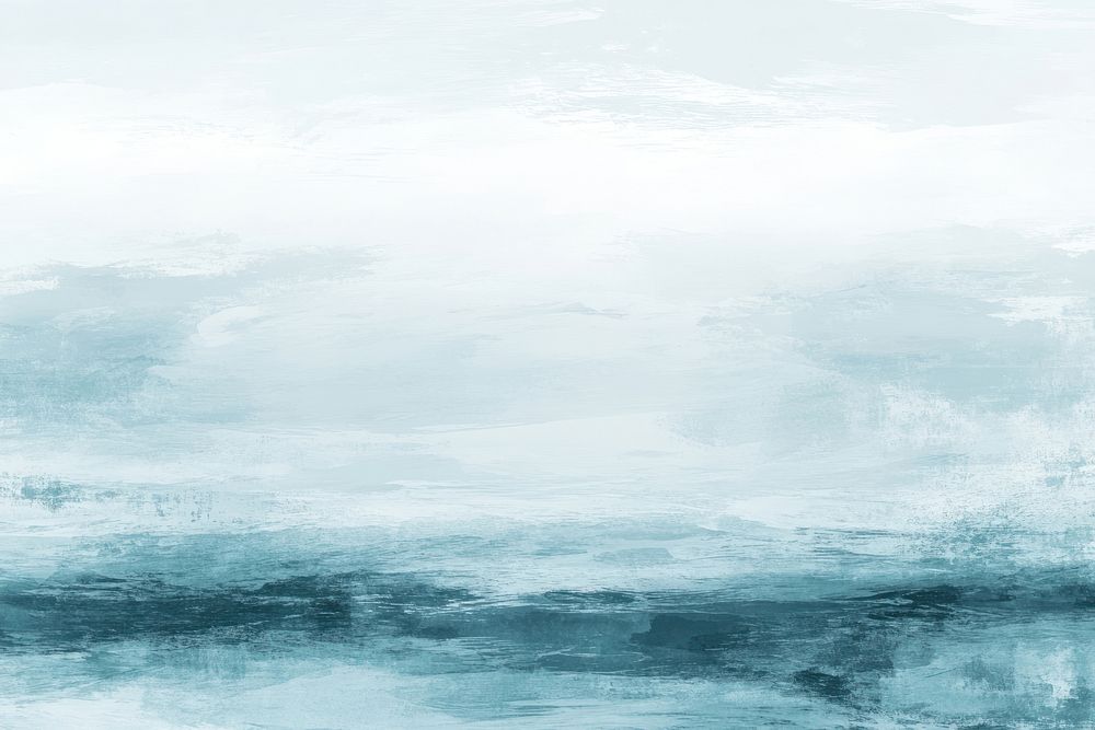 Abstract minimalist of a calm ocean horizon lines texture background watercolor.