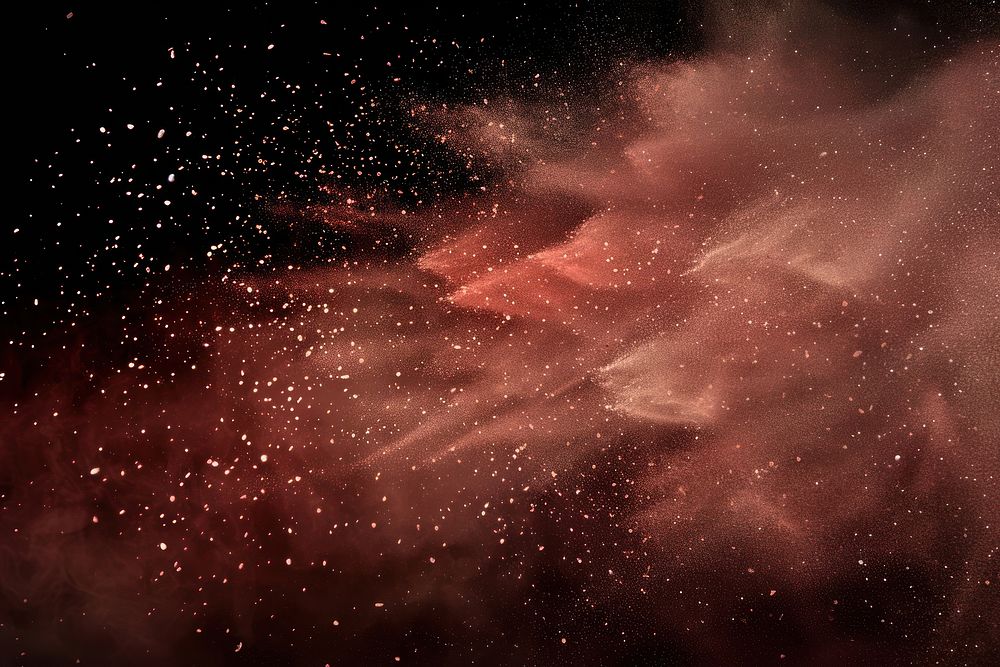 Red color sandstorm art astronomy explosion.