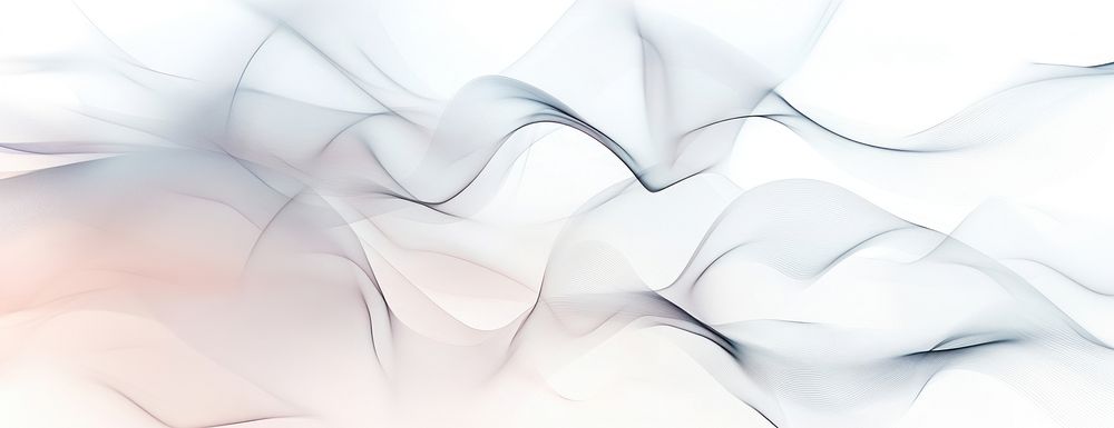 White and light grey background with soft lines and curves graphics abstract elegant.