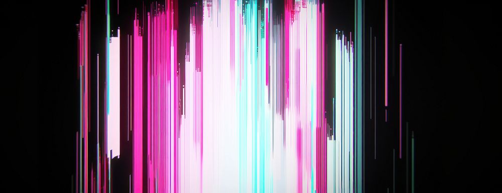 A static VHS screen with vertical lines art background vibrant.