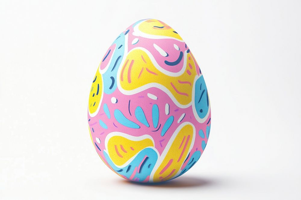 Easter egg pattern decorative decoration.