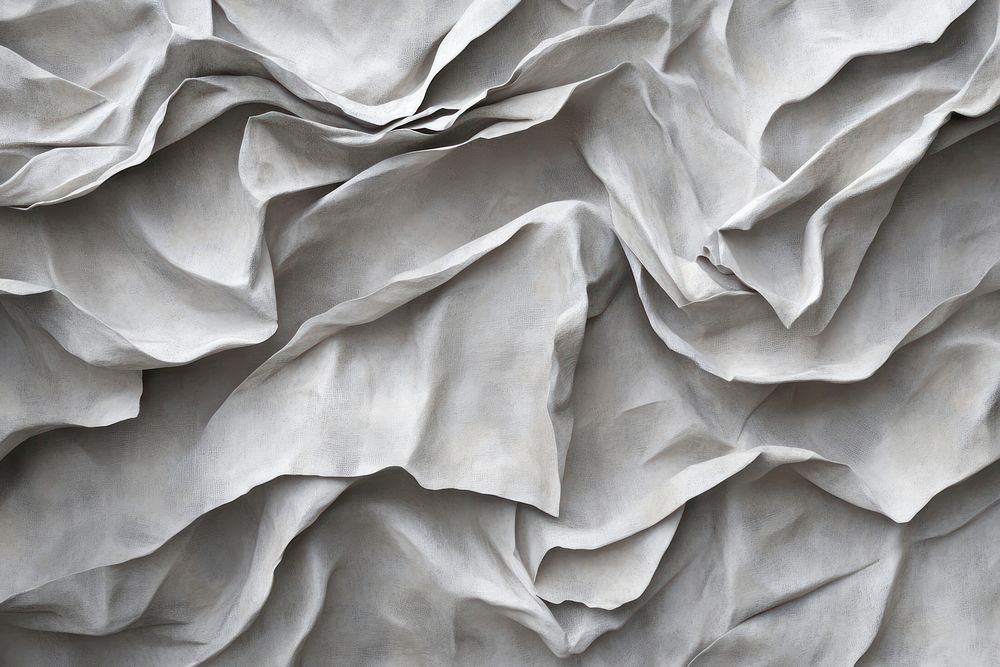 Crumpled paper texture folds background abstract.