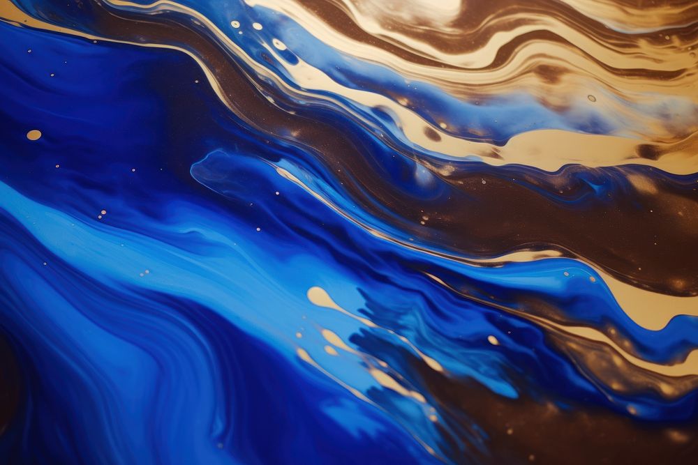 Liquid diffuse background painting blue.