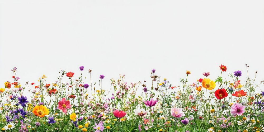 Foreground flower gardens and meadows flowers scenery nature.