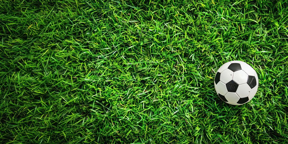 Football pitch top view background soccer sports.