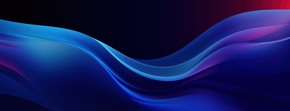 Gradients Dark blue background abstract modern waves.