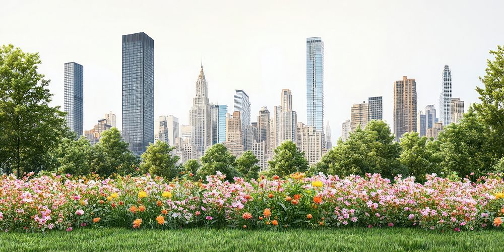 Modern city architecture landscape cityscape.