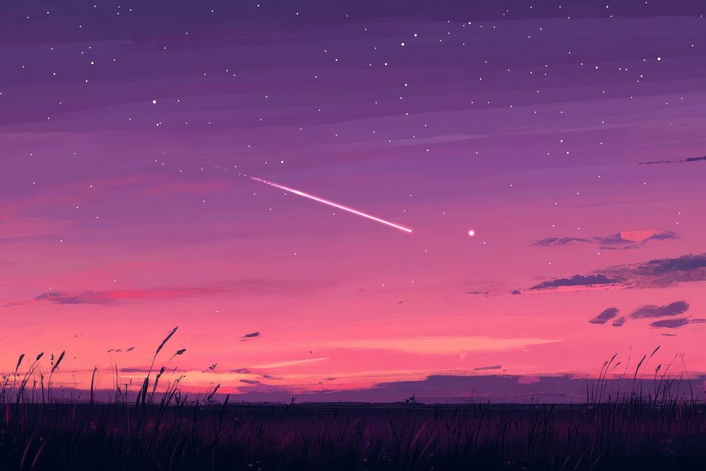 Lofi sky background horizon scenery nature.