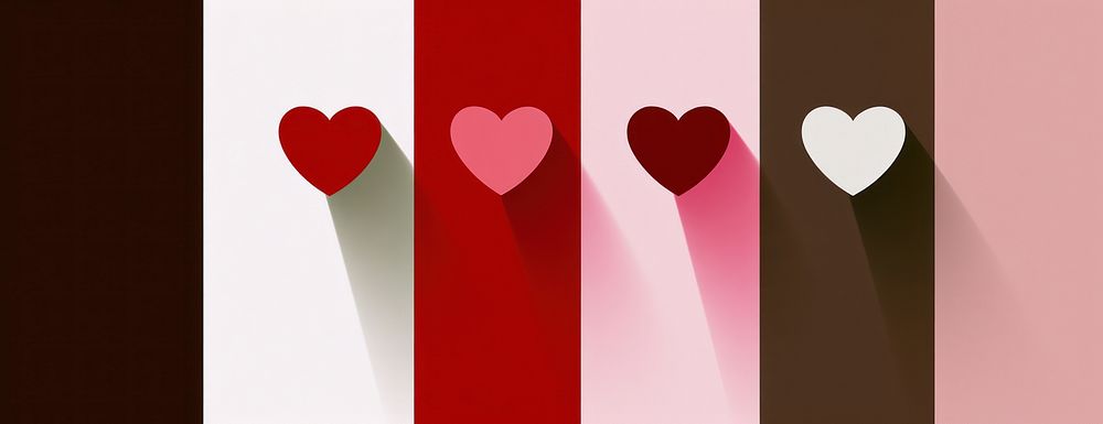 Illustration valentine's romantic pattern.