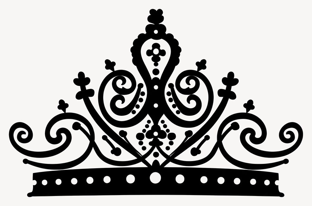 Tiara tiara silhouette elegant vector