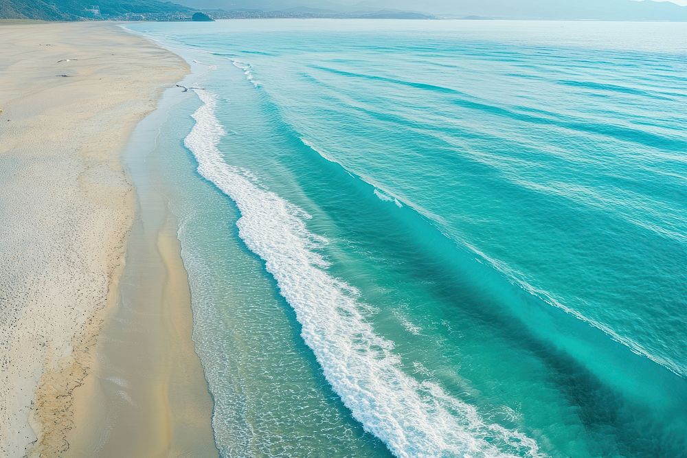 Beautiful beach ocean water turquoise.