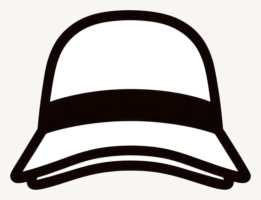 Hat minimalist graphic simple vector