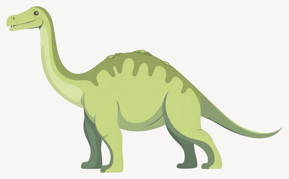 Brachiosaurus illustration dinosaur animal vector