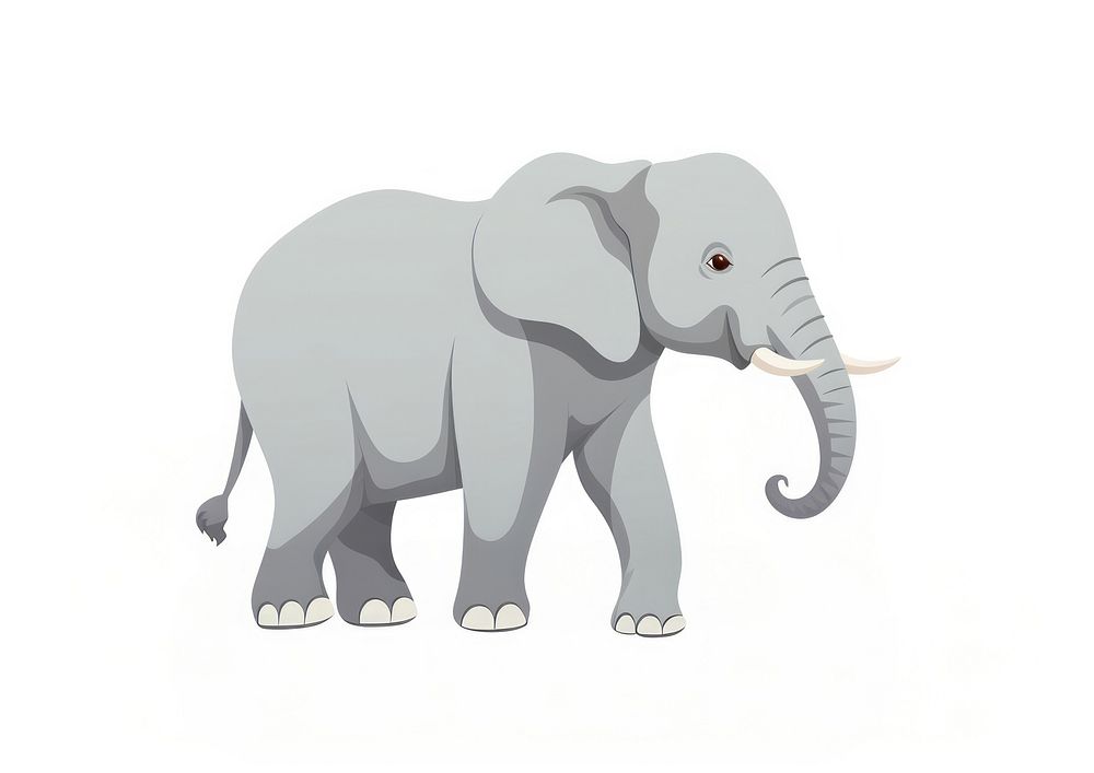 Elephant walking elephant illustration wildlife.