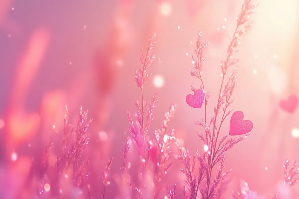 Background valentine romantic nature.