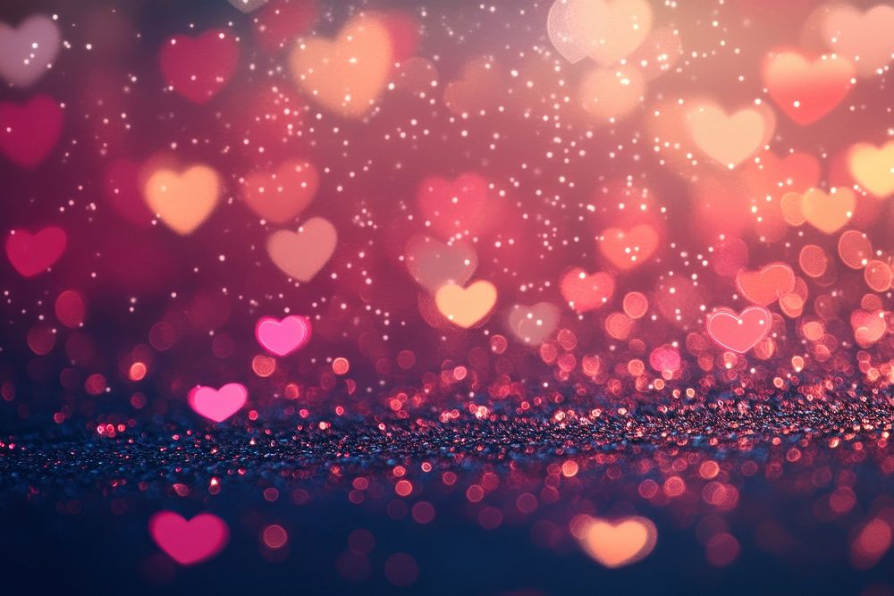 Valentine's background romantic glitter.