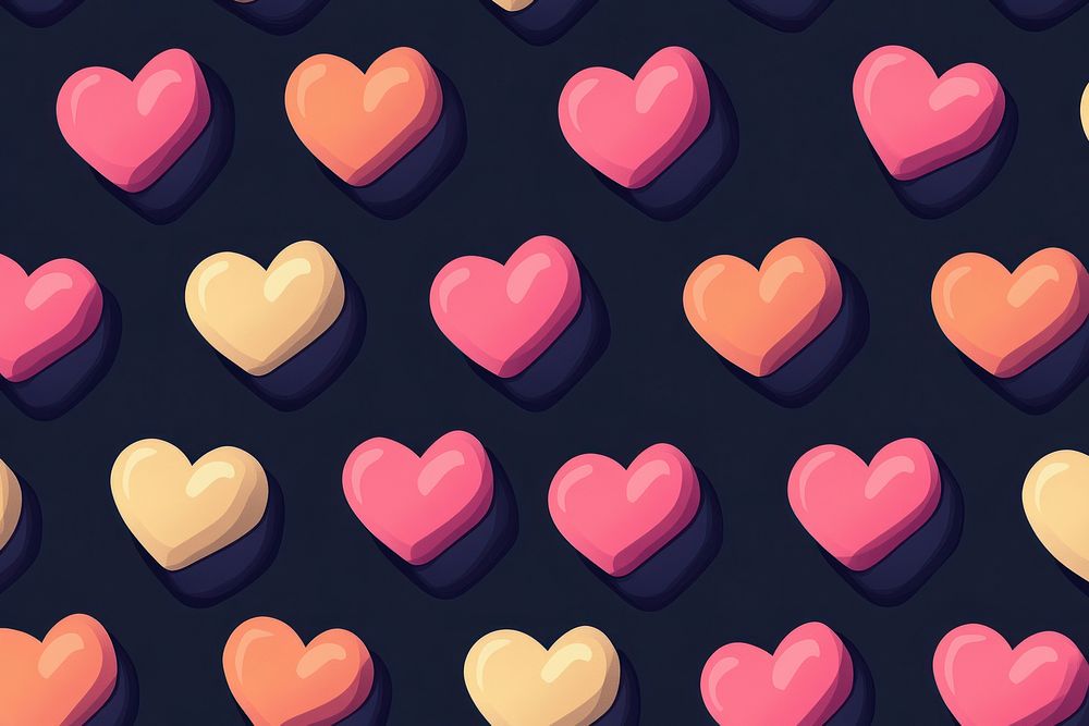 Heart hearts valentine's background.