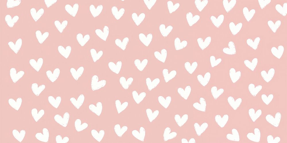 White heart pattern background hearts pink.