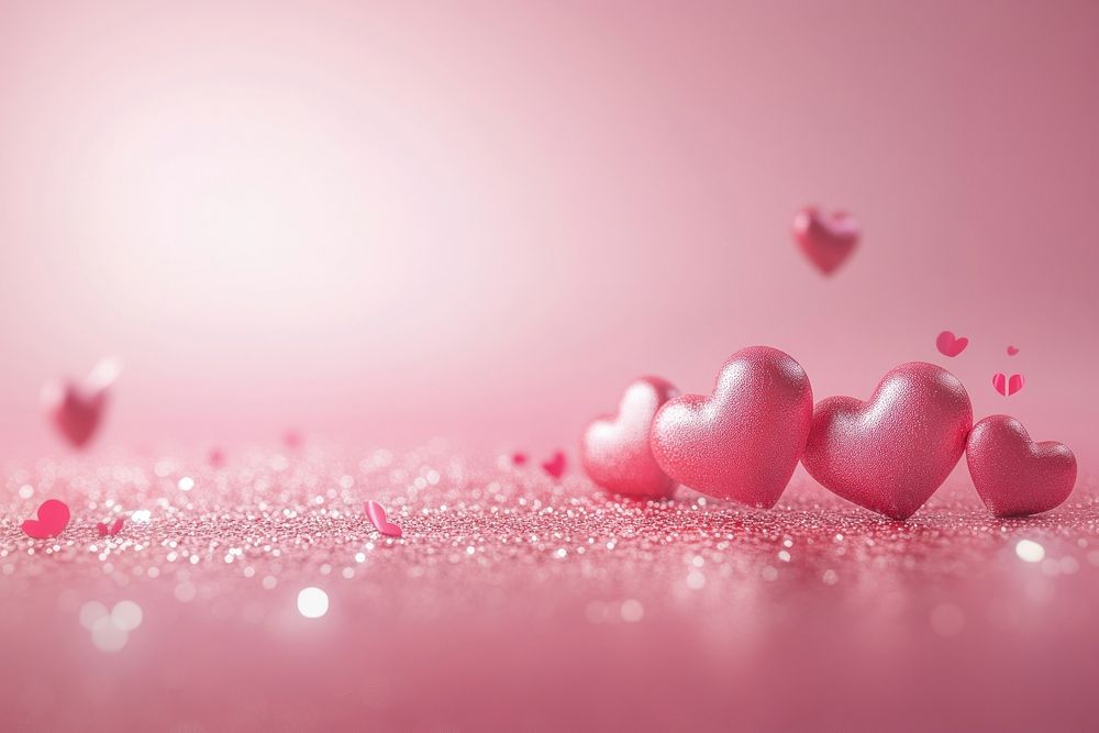 Valentine's background hearts love.