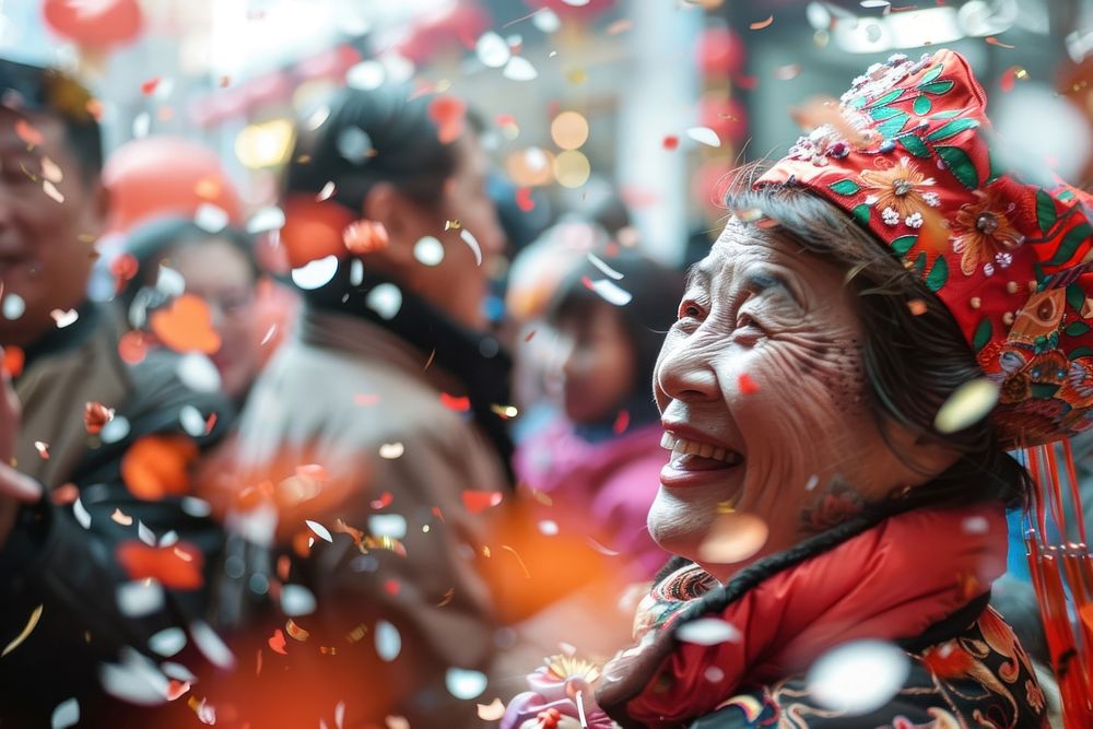 Chinese New Year Festival happy festival person.